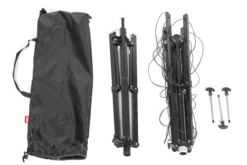 Happy Rhino Droogmolen DLX Zwart 7 Happy Rhino Droogmolen DLX Zwart -Kampeeruitrusting 250623 Kampeerhal Roden Droogmolen Zwart 2 van 14