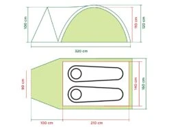 Coleman Tent Darwin 2+ -Kampeeruitrusting 317550 317550 images other colemandarwin2plus fp 1 ecommerce