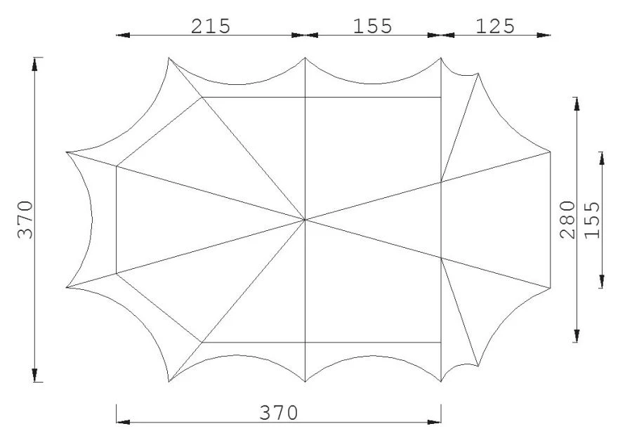 Esvo Pyramide Tent Bedouin 280 6 Esvo Pyramide Tent Bedouin 280 - Afbeelding 6