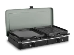 Cadac 2-Cook 3 PRO Deluxe 30Mbar Quick Release -Kampeeruitrusting Cadac 2 cook 3 pro deluxe 30mbar open