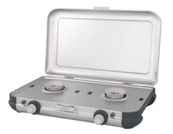 Campingaz Camping Kitchen 2 Cv Pz 8 Campingaz Camping Kitchen 2 Cv Pz -Kampeeruitrusting Campingaz Gasbarbecue Camping Kitchen 2 CV PZ open