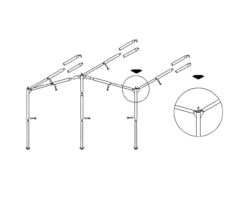 Campking Luifelframe Ameland L 28/25 Mm+Powergrip Alu