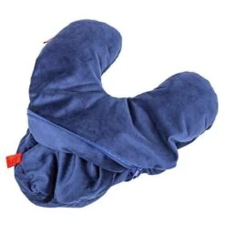 Cuddlebug Kussen 2 In 1 - Blauw 6 Cuddlebug Kussen 2 In 1 - Blauw -Kampeeruitrusting Cuddlebug Kussen 2 In 1 Blauw open