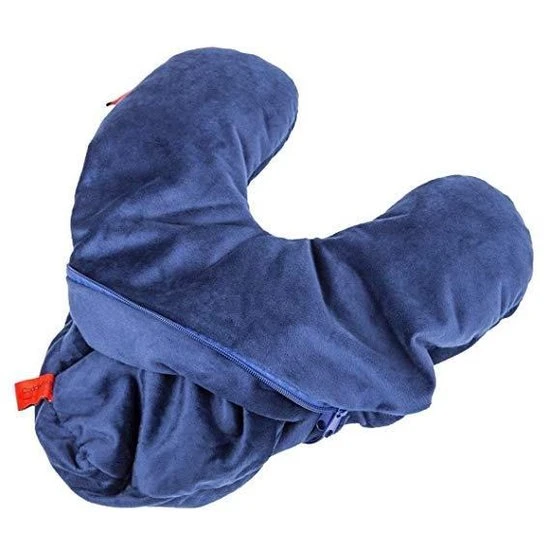 Cuddlebug Kussen 2 In 1 - Blauw 3 Cuddlebug Kussen 2 In 1 - Blauw - Afbeelding 3