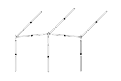 Dorema Luifelframe Staal 4-9