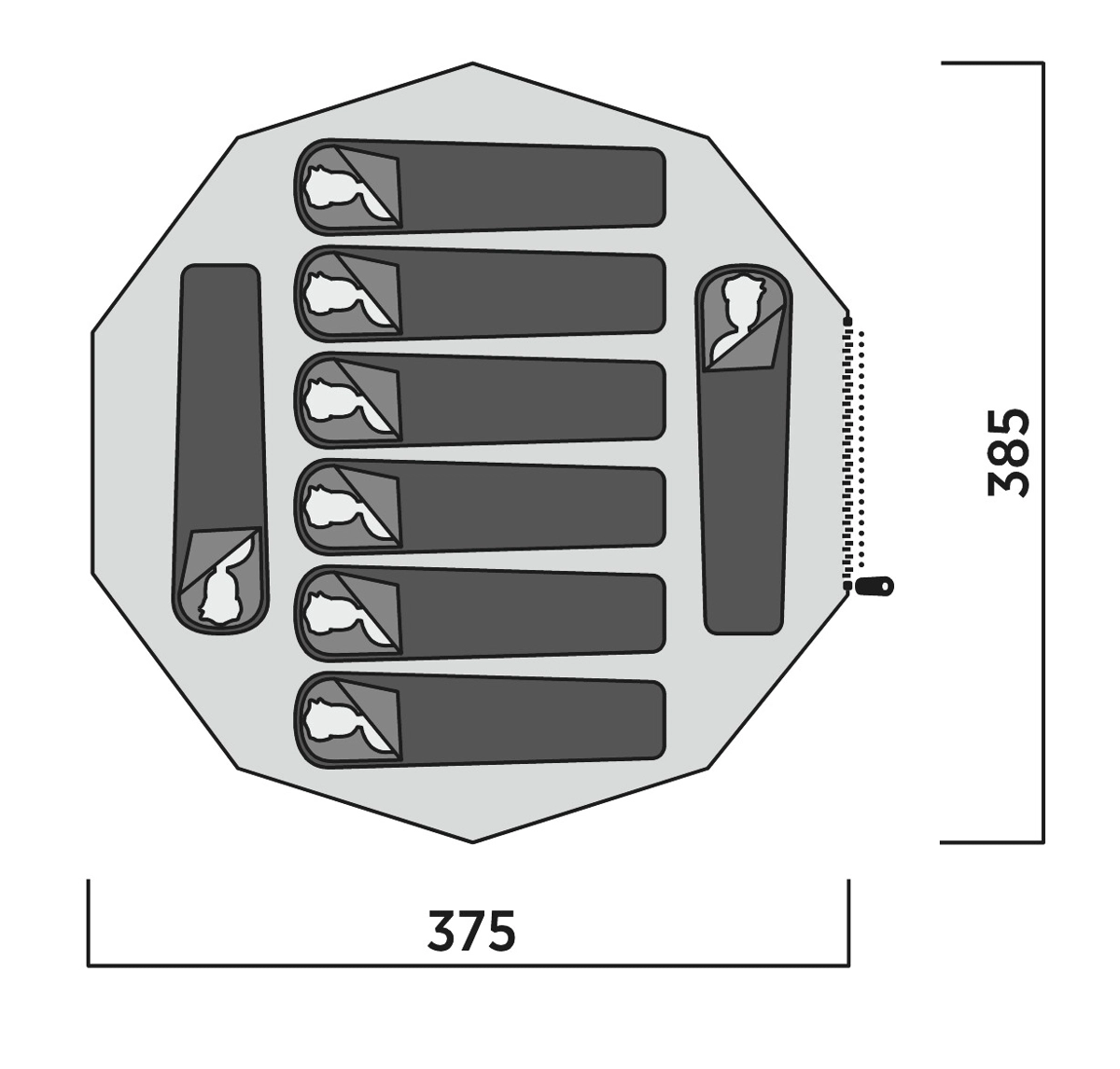 Easy Camp Rands Tipi Tent 3 Easy Camp Rands Tipi Tent - Afbeelding 3