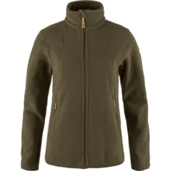 Fjallraven Stina Fleece Vest Dames -Kampeeruitrusting Fjallraven Stina Fleece Vest Dames Donkergroen