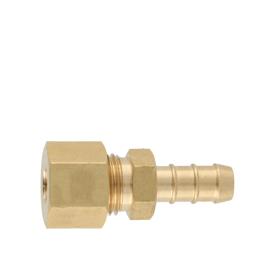 Gimeg Slangpilaar Met Knelkoppeling 6/8Mm 1 Gimeg Slangpilaar Met Knelkoppeling 6/8Mm