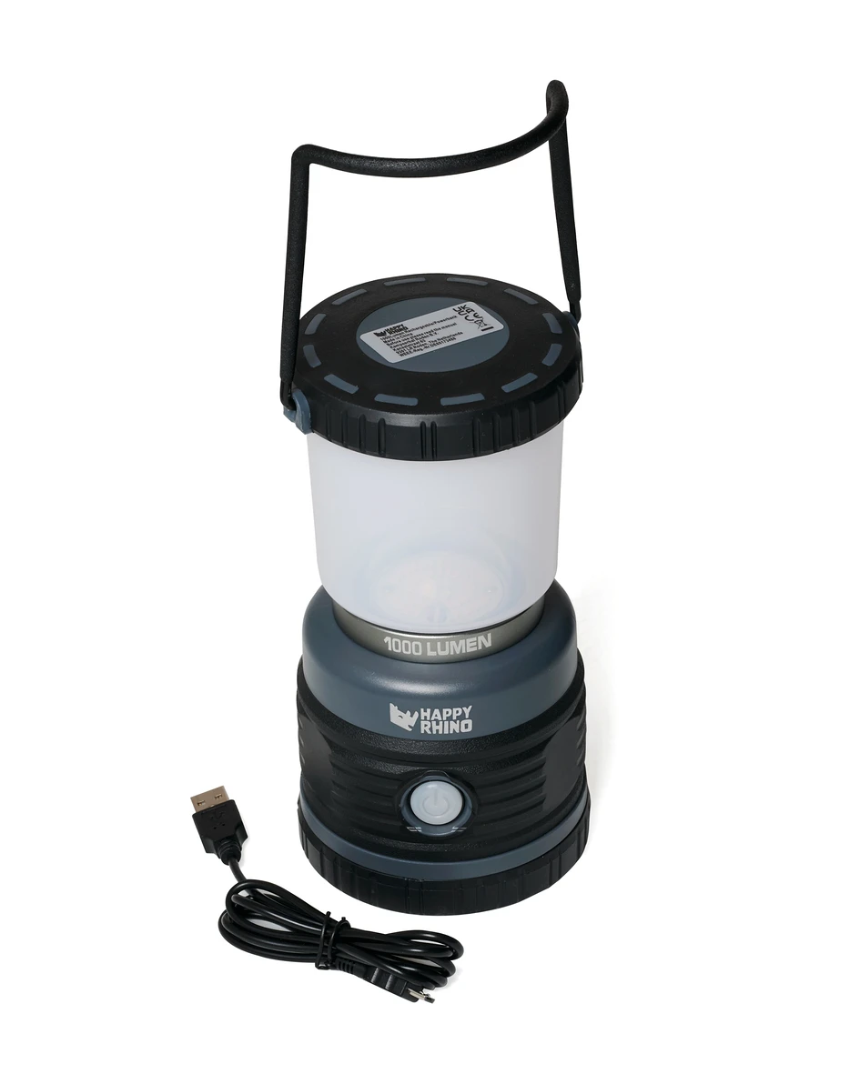 Happy Rhino Lamp Kiruna 1.000Lm Rechargeable Grey/Black 4 Happy Rhino Lamp Kiruna 1.000Lm Rechargeable Grey/Black - Afbeelding 4