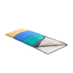 Nomad Slaapzak Blazer Multicolour -Kampeeruitrusting Nomad Slaapzak Blazer Multicolour Green Liggend