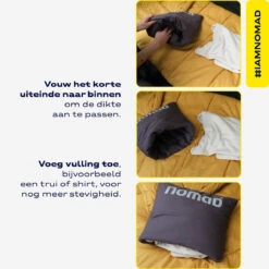 Nomad Wollip Reiskussen 9 Nomad Wollip Reiskussen -Kampeeruitrusting Nomad Wollip Reiskussen Dark Steel 5