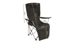Outwell Vouwstoel Catamarca Lounger - Black -Kampeeruitrusting Outwell Catamarca Lounger Black Afmetingen