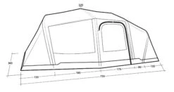 Outwell Tent Hartford 6 Air -Kampeeruitrusting Outwell Tent Hartford 6 Air 10
