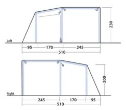 Outwell Tent Virginia 5 Air TC -Kampeeruitrusting Outwell Tent Virginia 5 Air TC 10