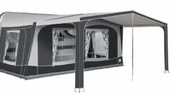 Dorema Voortent Monza 300 | 25MM Stalen Frame -Kampeeruitrusting Palma antraciet