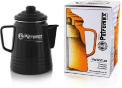 Petromax Emaille Percolator Perkomax Zwart 1.3 L -Kampeeruitrusting Petromax Emaille Percolator Petromax Zwart 1.3 L 3