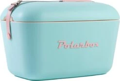 Plastico Polarbox -Kampeeruitrusting Polarbox 20 liter cyan baby rose