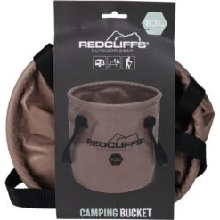 Emmer Opvb Rond 10 Liter Tarpaulin 24X25Cm -Kampeeruitrusting Redcliffs emmer opvouwbaar 10 liter verpakking