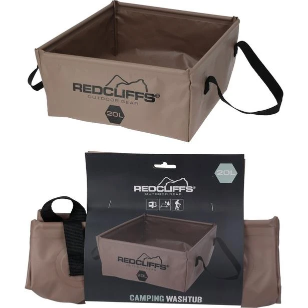 Wasbak Vierk. Opvb 20 Liter Tarpaulin 35X35X16Cm 2 Wasbak Vierk. Opvb 20 Liter Tarpaulin 35X35X16Cm - Afbeelding 2