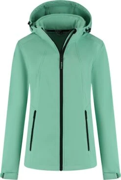 Kjelvik Softshell Leah Dames -Kampeeruitrusting Softshell Leah Dames Turquoise