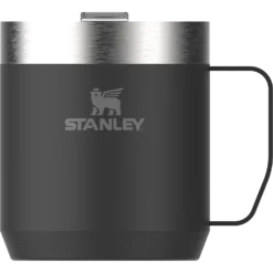 Stanley The Stay Hot Camp Mug 0,35L -Kampeeruitrusting Stanley The Stay Hot Camp Mug 35 liter zwart