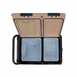 Steamy-E Dual Zone Roller (45L) Uitschuifb Handvat Beige -Kampeeruitrusting Steamy E Dual Zone Roller 49 liter beige 4 2