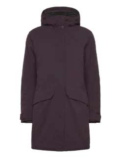 Tenson Eve Jacket Dames -Kampeeruitrusting Tenson Eve Jacket Dames Dark Aubergine Voorkant