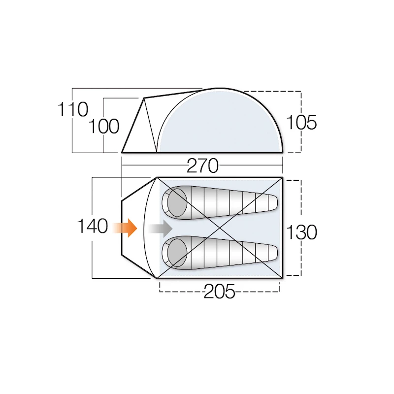 Vango Tay 200 2 Vango Tay 200 - Afbeelding 2