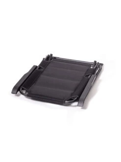 Happy Rhino Tasman Deluxe - Zwart -Kampeeruitrusting Vouwstoel Tasman deluxe happyrhino ingeklapt