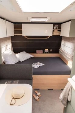 Walra Jersey Hoeslaken Hefbed/Dwarsbed -Kampeeruitrusting Walra Jersey Hefbed Antraciet Omgeving