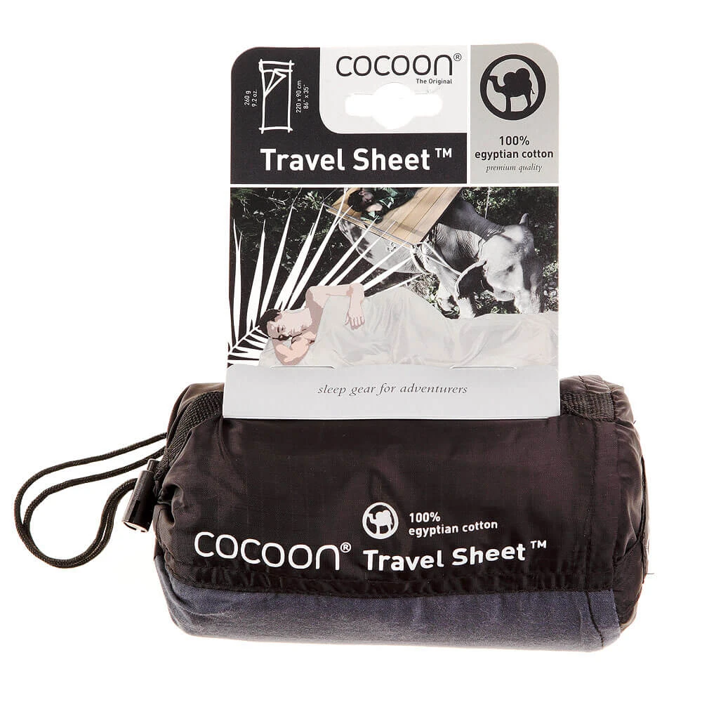 Cocoon Travelsheet 100% Egyptian Cotton - Tuareg 3 Cocoon Travelsheet 100% Egyptian Cotton - Tuareg - Afbeelding 3