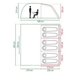 Coleman Tent Vespucci 6 -Kampeeruitrusting coleman vespucci 6 3