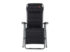 Crespo Stoel Ap-232/80 Zwart Air-Deluxe -Kampeeruitrusting crespo ap 232 air deluxe relaxstoel black 3