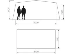 Dometic Residence Air Tour 13 7 Dometic Residence Air Tour 13 -Kampeeruitrusting dometic residence air tour maat 13 940 965 cm opblaasbare caravanvoortent 1