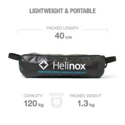 Helinox Swivel Chair - Black 11 Helinox Swivel Chair - Black -Kampeeruitrusting helinox swivel chair lichtgewicht stoel achterkant 5