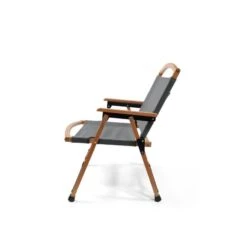 Human Comfort Chair Dolo Canvas - Grey -Kampeeruitrusting human comfort dolo canvas campingstoel zijaanzicht