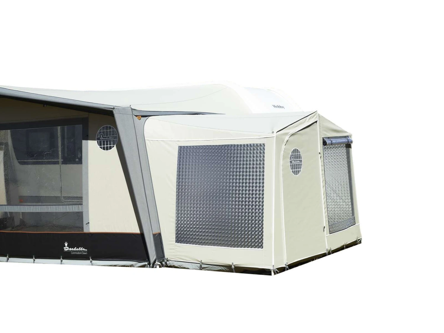 Isabella Uitbouw Sand - Zinox Frame - 220 1 Isabella Uitbouw Sand - Zinox Frame - 220