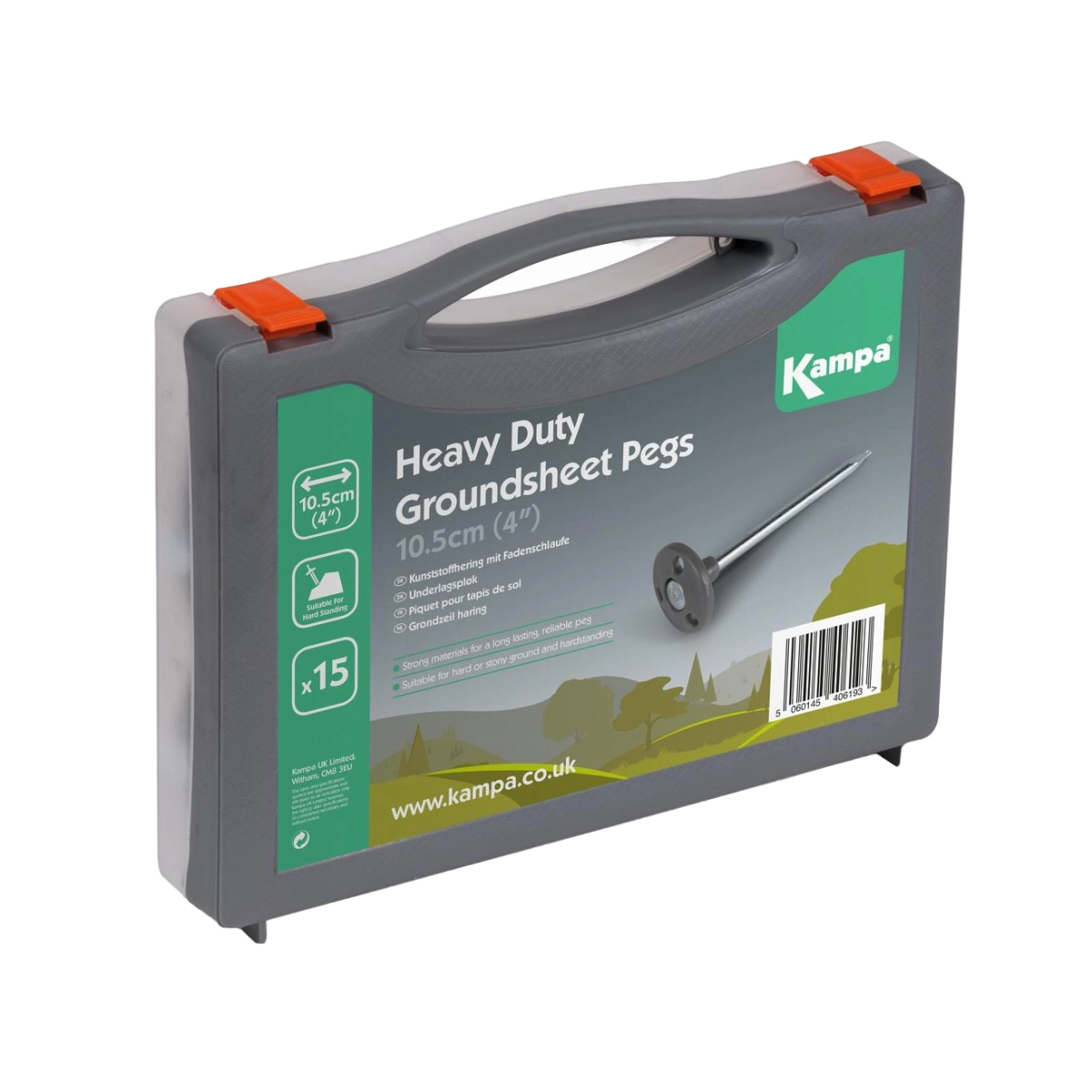 Kampa Heavy Duty Groundsheet Peg 15Pk 1 Kampa Heavy Duty Groundsheet Peg 15Pk