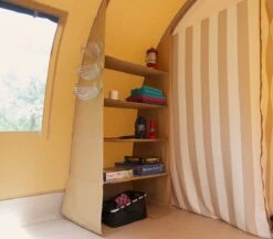 Karsten Lacerta Kastwand Beige -Kampeeruitrusting kastwand lacerta beige