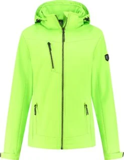Kjelvik Softshell Jas Roxy Dames -Kampeeruitrusting kjelvik roxy softshelljas dames groen 1