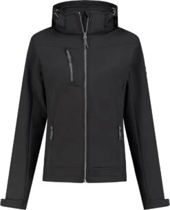 Kjelvik Softshell Jas Roxy Dames -Kampeeruitrusting kjelvik roxy softshelljas dames zwart 1