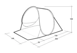 Outwell Eastbourne Beach Shelter -Kampeeruitrusting outwell beach shelter eastbourne 9