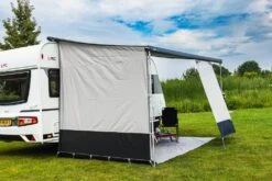 Reda Nomad Zijwand Dicht 250 247-267 CM Large -Kampeeruitrusting reda nomad zijwand dicht 250 247 267 cm large wit