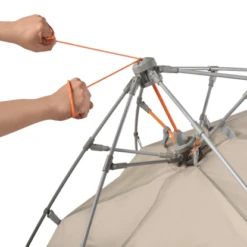 Terra Nation Strandtent Hare Kohu Plus RPET - Sand -Kampeeruitrusting rekakohuplus rpet 4 brown 415x415