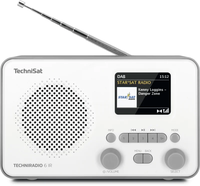 Technisat Techniradio 6 Ir White/Grey 1 Technisat Techniradio 6 Ir White/Grey