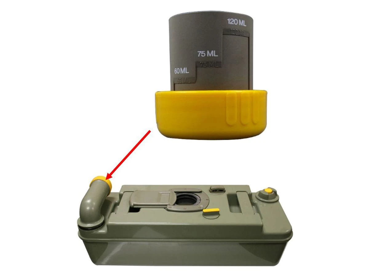 Thetford Sc234/200 Measuring Cup Yell 2 Thetford Sc234/200 Measuring Cup Yell - Afbeelding 2