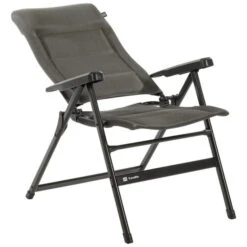 Travellife Stoel Barletta Comfort L Dark Grey -Kampeeruitrusting travellife barletta stoel comfort dark grey dark grey 4