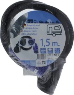 Outdoor Verloopsnoer Cee Stekker Schuko Kontr. 1.5M -Kampeeruitrusting verloopsnoer 550x414 in verpakking